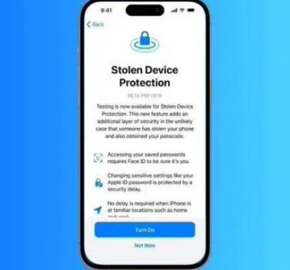 西沙苹果授权维修店分享被盗设备保护功能开启方法 