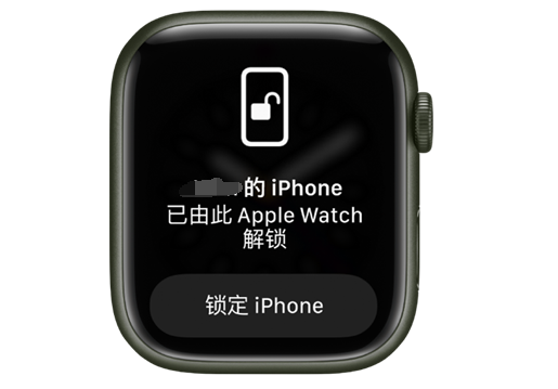 西沙苹果手机维修分享用 AppleWatch 解锁配备面容 ID 的 iPhone方法 